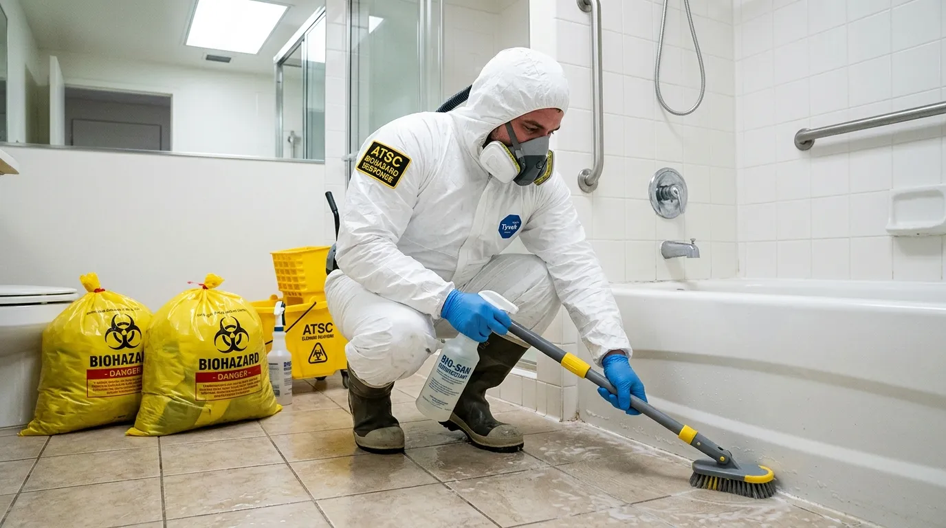 Decontamination equipment deployed for Blood Cleanup in Biddeford